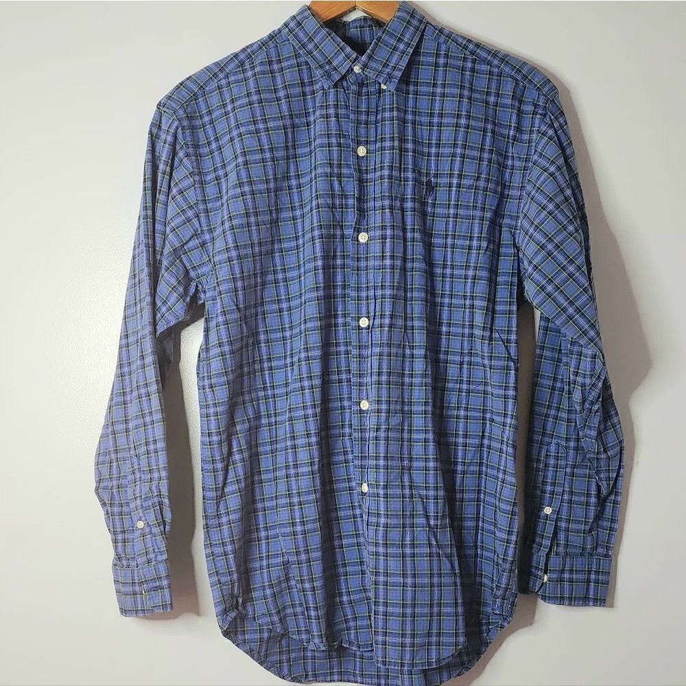 Ralph Lauren XL plaid button down shirt men's